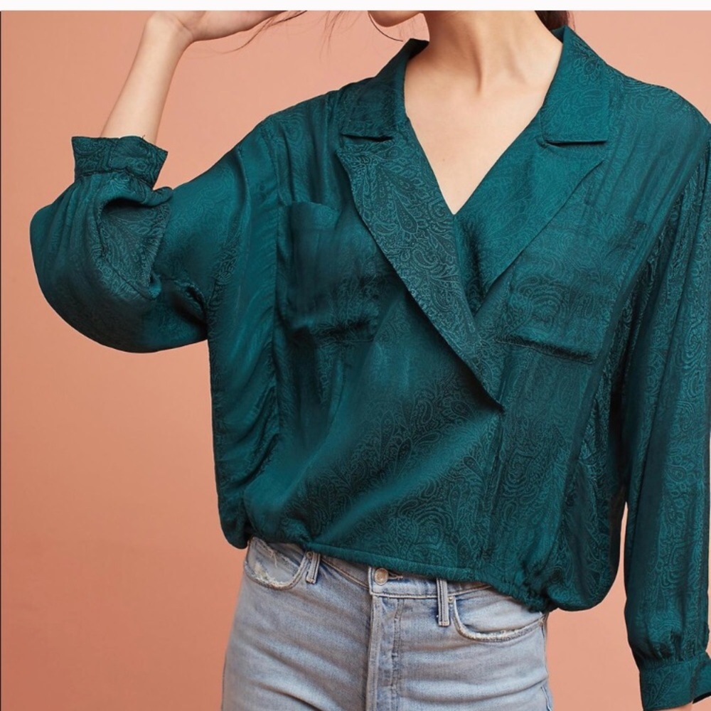 Anthropologie Maeve Almeria Top Size Medium